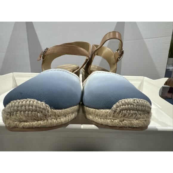 Naturalizer Ombré Blue Tones Espadrille Wedge Sandals - Picture 7 of 7